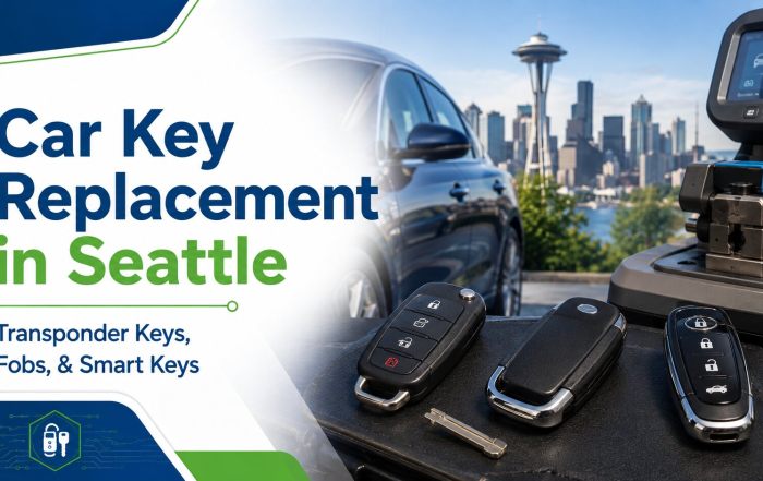 Car Key Replacement in Seattle: Transponder Keys, Fobs, & Smart Keys