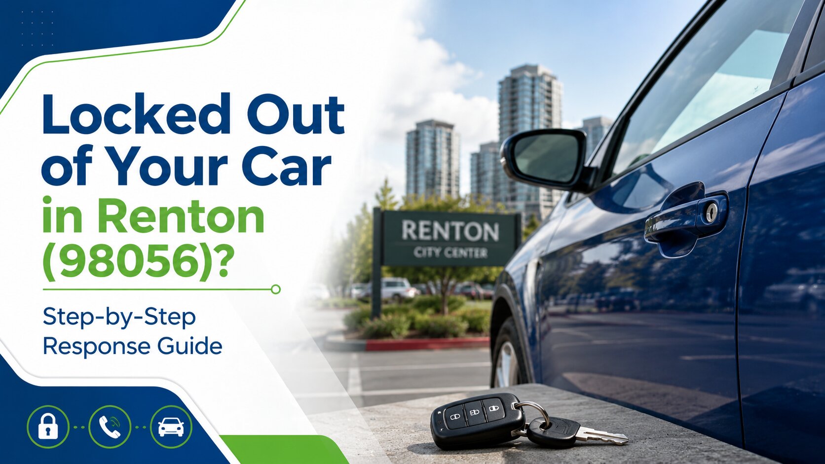 Locked Out of Your Car in Renton (98056)? Step-by-Step Response Guide