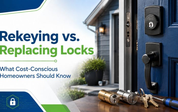 Rekeying vs. Replacing Locks: What Cost-Conscious Homeowners Should Know